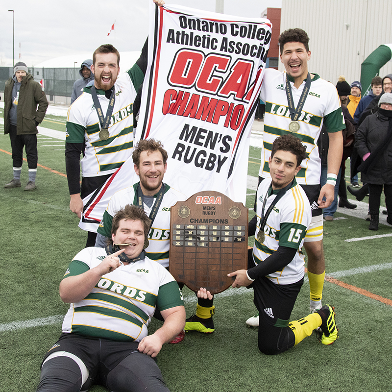 Following the men’s rugby team return to conference play after last playing in 1996, the Lords captured the OCAA championship banner, marking the first time in the program’s history.